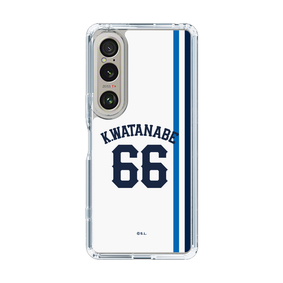 スリムプロテクションケース［ 埼玉西武ライオンズ- #66 WATANABE - ホーム ］