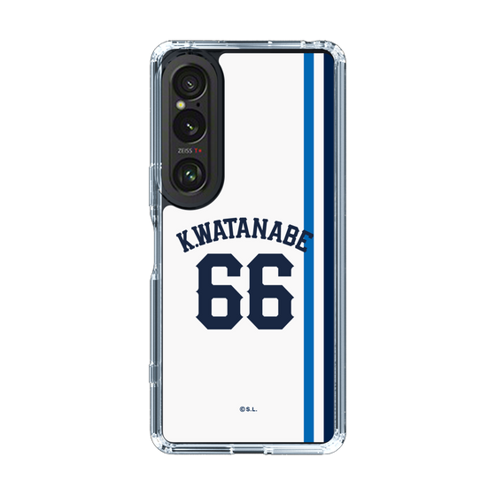 スリムプロテクションケース［ 埼玉西武ライオンズ- #66 WATANABE - ホーム ］