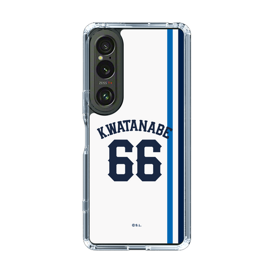 スリムプロテクションケース［ 埼玉西武ライオンズ- #66 WATANABE - ホーム ］