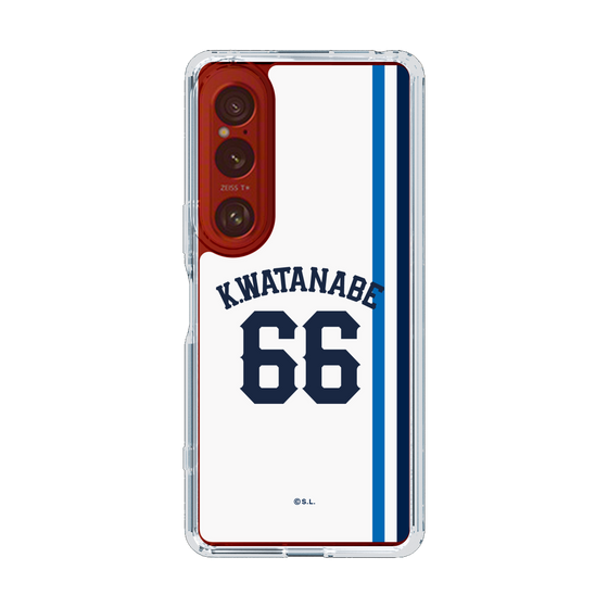 スリムプロテクションケース［ 埼玉西武ライオンズ- #66 WATANABE - ホーム ］