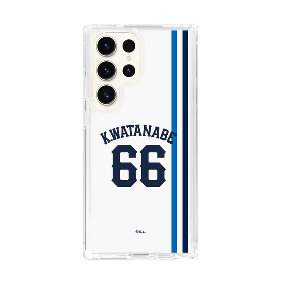 スリムプロテクションケース［ 埼玉西武ライオンズ- #66 WATANABE - ホーム ］
