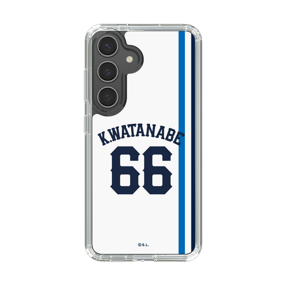 スリムプロテクションケース［ 埼玉西武ライオンズ- #66 WATANABE - ホーム ］