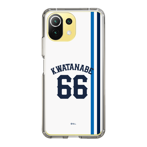 スリムプロテクションケース［ 埼玉西武ライオンズ- #66 WATANABE - ホーム ］