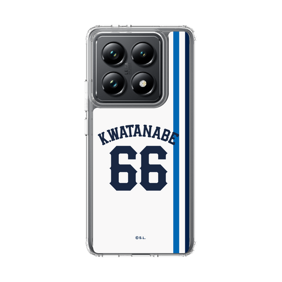 スリムプロテクションケース［ 埼玉西武ライオンズ- #66 WATANABE - ホーム ］