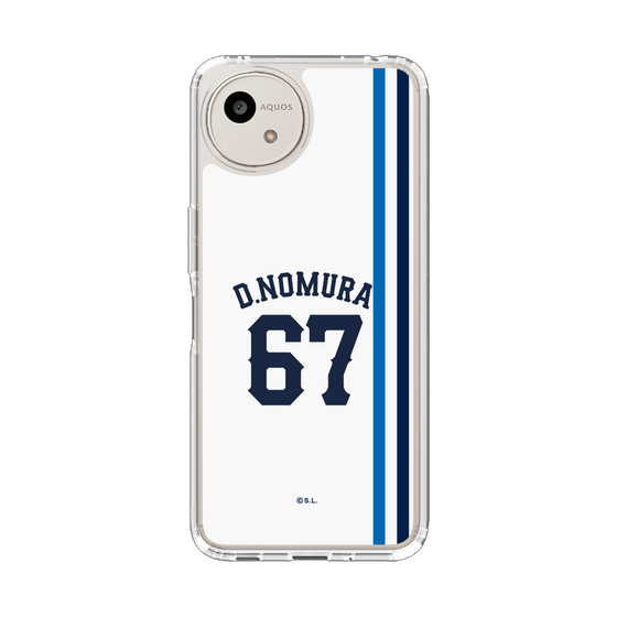 スリムプロテクションケース［ 埼玉西武ライオンズ- #67 NOMURA - ホーム ］