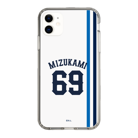 スリムプロテクションケース［ 埼玉西武ライオンズ- #69 MIZUKAMI - ホーム ］