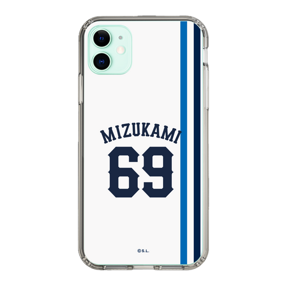 スリムプロテクションケース［ 埼玉西武ライオンズ- #69 MIZUKAMI - ホーム ］