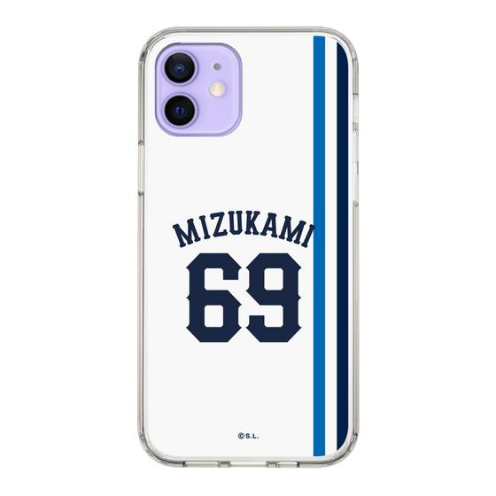 スリムプロテクションケース［ 埼玉西武ライオンズ- #69 MIZUKAMI - ホーム ］