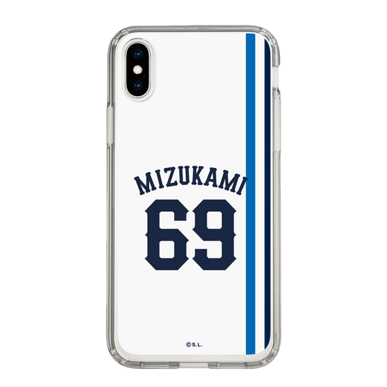 スリムプロテクションケース［ 埼玉西武ライオンズ- #69 MIZUKAMI - ホーム ］