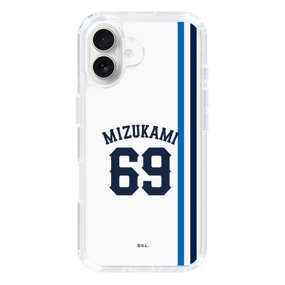 スリムプロテクションケース［ 埼玉西武ライオンズ- #69 MIZUKAMI - ホーム ］