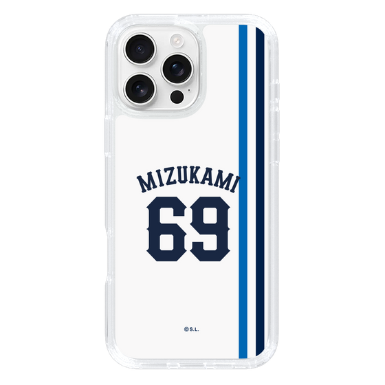 スリムプロテクションケース［ 埼玉西武ライオンズ- #69 MIZUKAMI - ホーム ］