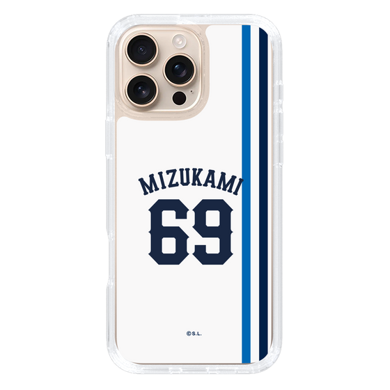 スリムプロテクションケース［ 埼玉西武ライオンズ- #69 MIZUKAMI - ホーム ］