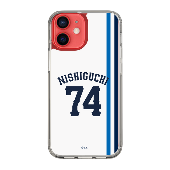スリムプロテクションケース［ 埼玉西武ライオンズ- #74 NISHIGUCHI - ホーム ］