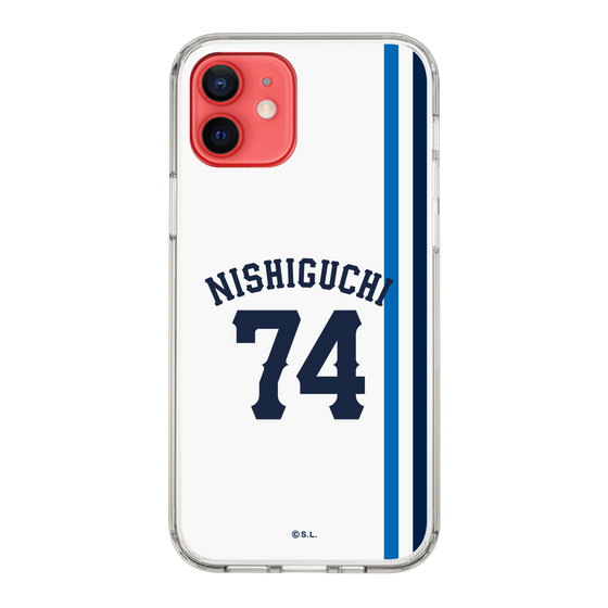 スリムプロテクションケース［ 埼玉西武ライオンズ- #74 NISHIGUCHI - ホーム ］