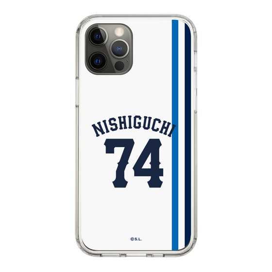 スリムプロテクションケース［ 埼玉西武ライオンズ- #74 NISHIGUCHI - ホーム ］