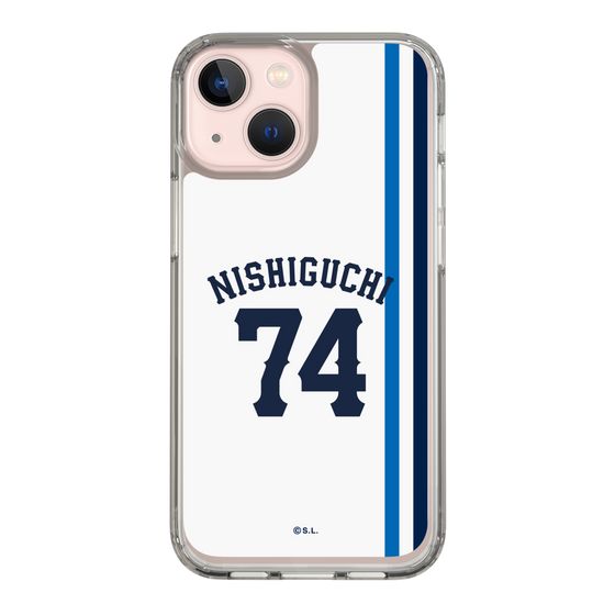 スリムプロテクションケース［ 埼玉西武ライオンズ- #74 NISHIGUCHI - ホーム ］