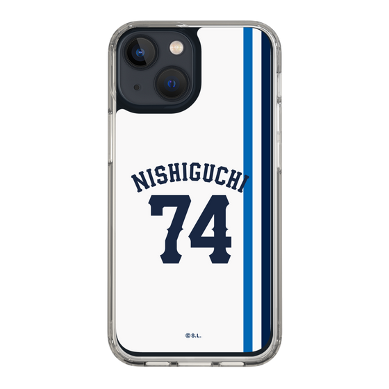 スリムプロテクションケース［ 埼玉西武ライオンズ- #74 NISHIGUCHI - ホーム ］