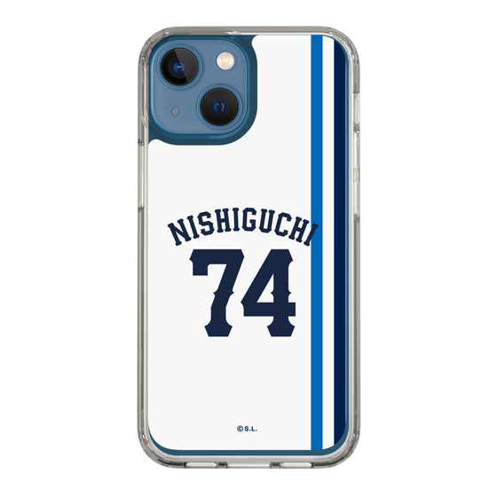スリムプロテクションケース［ 埼玉西武ライオンズ- #74 NISHIGUCHI - ホーム ］