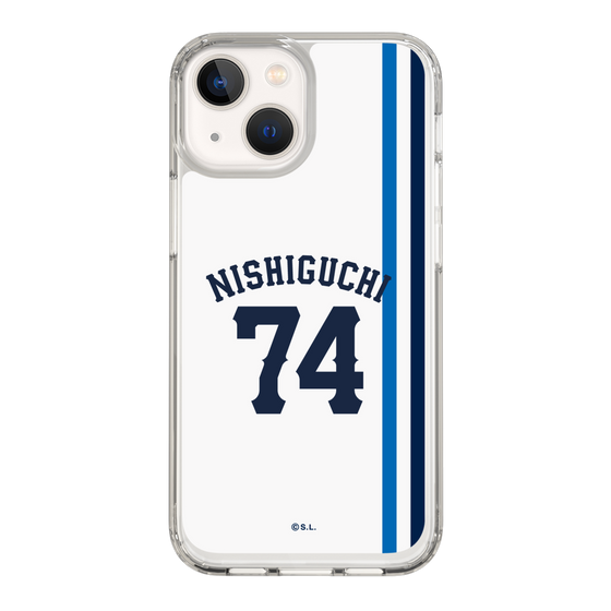 スリムプロテクションケース［ 埼玉西武ライオンズ- #74 NISHIGUCHI - ホーム ］