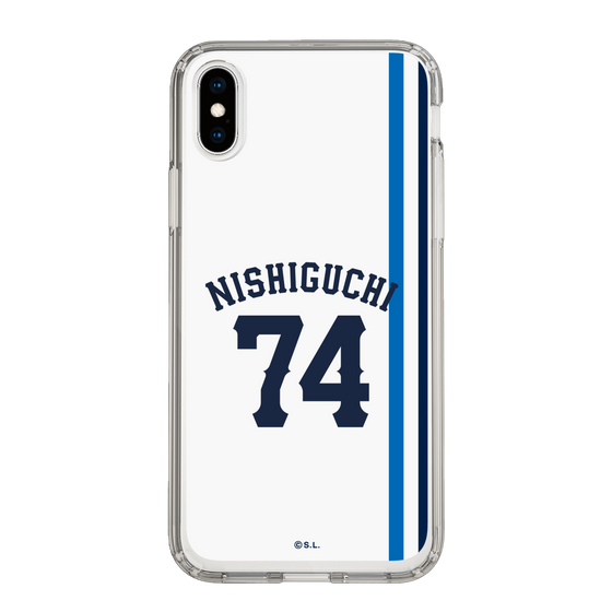 スリムプロテクションケース［ 埼玉西武ライオンズ- #74 NISHIGUCHI - ホーム ］