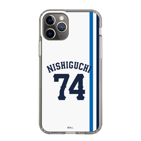 スリムプロテクションケース［ 埼玉西武ライオンズ- #74 NISHIGUCHI - ホーム ］