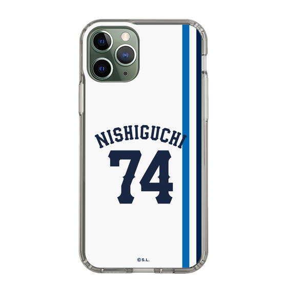 スリムプロテクションケース［ 埼玉西武ライオンズ- #74 NISHIGUCHI - ホーム ］