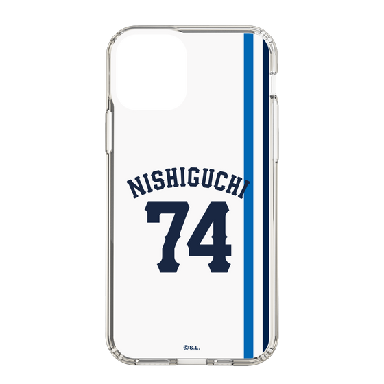 スリムプロテクションケース［ 埼玉西武ライオンズ- #74 NISHIGUCHI - ホーム ］
