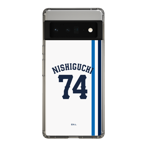 スリムプロテクションケース［ 埼玉西武ライオンズ- #74 NISHIGUCHI - ホーム ］
