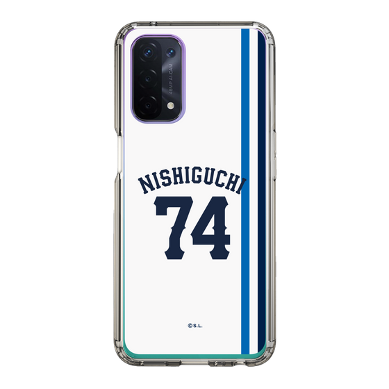 スリムプロテクションケース［ 埼玉西武ライオンズ- #74 NISHIGUCHI - ホーム ］