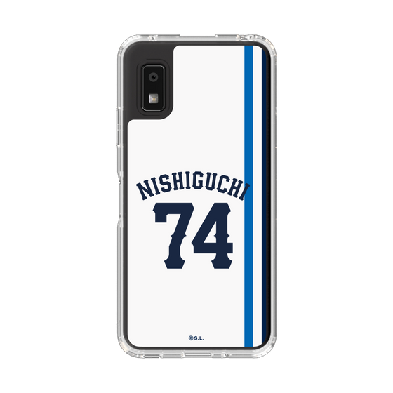スリムプロテクションケース［ 埼玉西武ライオンズ- #74 NISHIGUCHI - ホーム ］