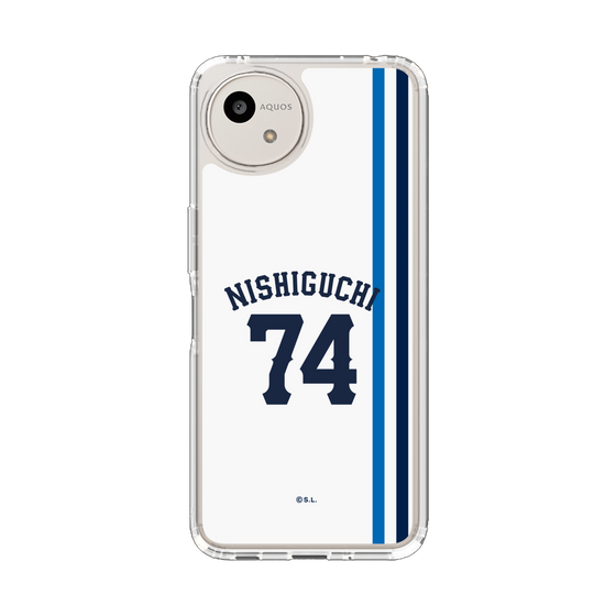 スリムプロテクションケース［ 埼玉西武ライオンズ- #74 NISHIGUCHI - ホーム ］