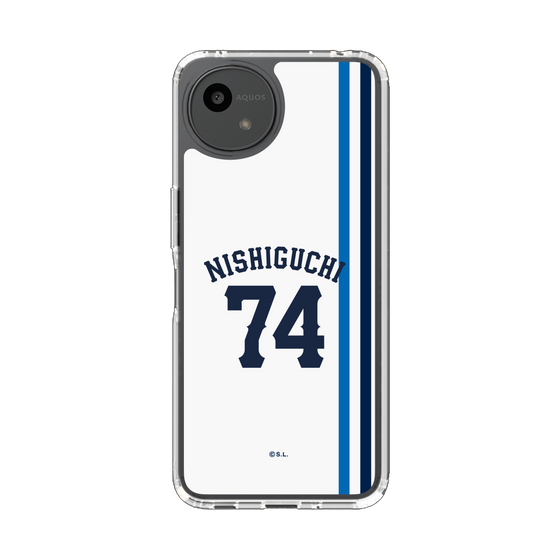 スリムプロテクションケース［ 埼玉西武ライオンズ- #74 NISHIGUCHI - ホーム ］