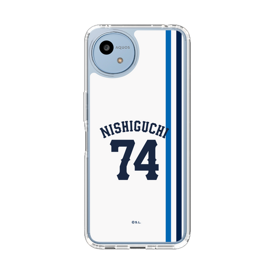 スリムプロテクションケース［ 埼玉西武ライオンズ- #74 NISHIGUCHI - ホーム ］