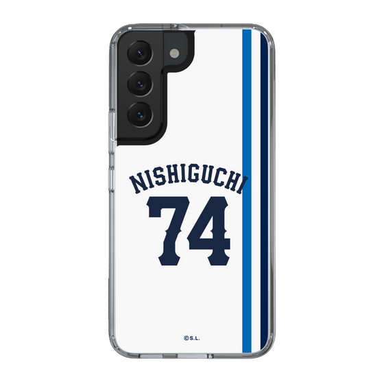 スリムプロテクションケース［ 埼玉西武ライオンズ- #74 NISHIGUCHI - ホーム ］