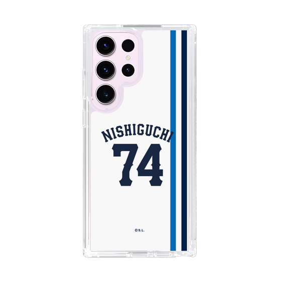 スリムプロテクションケース［ 埼玉西武ライオンズ- #74 NISHIGUCHI - ホーム ］
