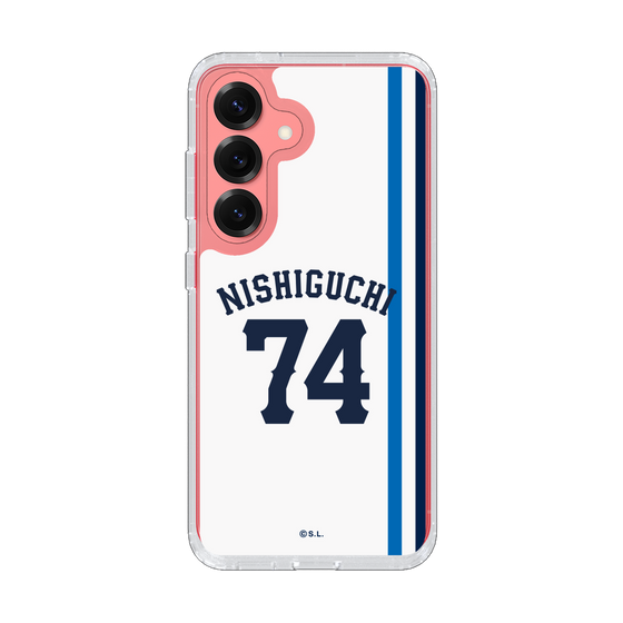 スリムプロテクションケース［ 埼玉西武ライオンズ- #74 NISHIGUCHI - ホーム ］
