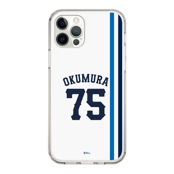 スリムプロテクションケース［ 埼玉西武ライオンズ- #75 OKUMURA - ホーム ］