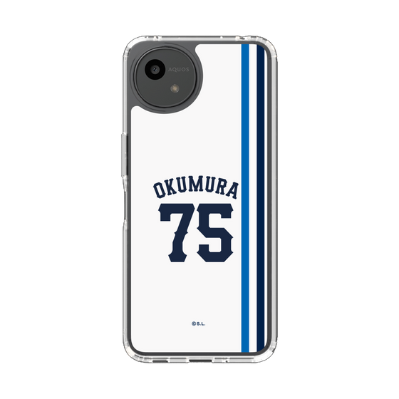 スリムプロテクションケース［ 埼玉西武ライオンズ- #75 OKUMURA - ホーム ］