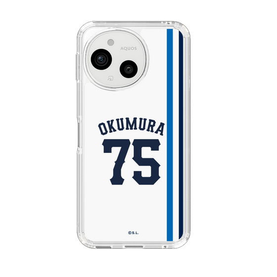 スリムプロテクションケース［ 埼玉西武ライオンズ- #75 OKUMURA - ホーム ］