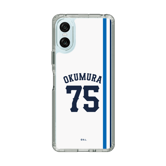 スリムプロテクションケース［ 埼玉西武ライオンズ- #75 OKUMURA - ホーム ］