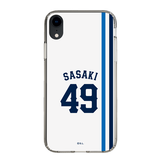 スリムプロテクションケース［ 埼玉西武ライオンズ- #49 SASAKI - ホーム ］