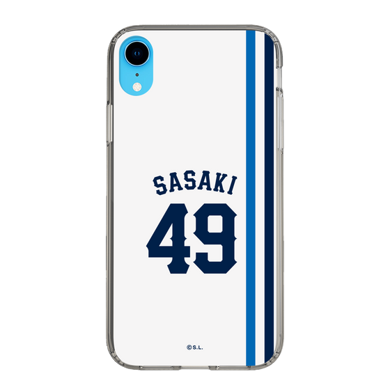 スリムプロテクションケース［ 埼玉西武ライオンズ- #49 SASAKI - ホーム ］