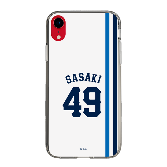 スリムプロテクションケース［ 埼玉西武ライオンズ- #49 SASAKI - ホーム ］