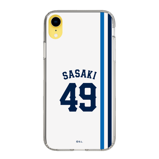 スリムプロテクションケース［ 埼玉西武ライオンズ- #49 SASAKI - ホーム ］
