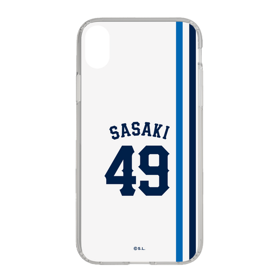 スリムプロテクションケース［ 埼玉西武ライオンズ- #49 SASAKI - ホーム ］