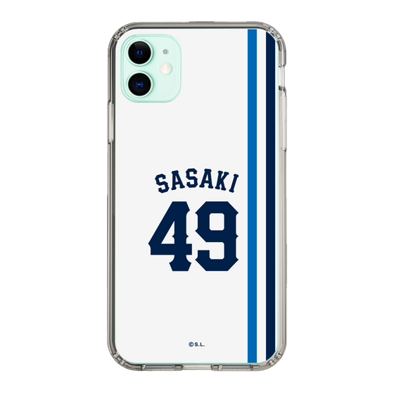 スリムプロテクションケース［ 埼玉西武ライオンズ- #49 SASAKI - ホーム ］
