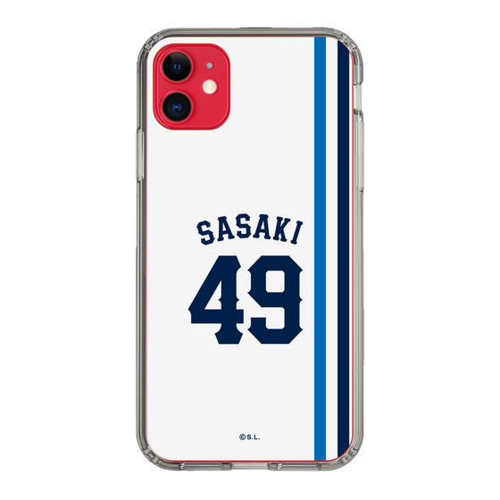 スリムプロテクションケース［ 埼玉西武ライオンズ- #49 SASAKI - ホーム ］
