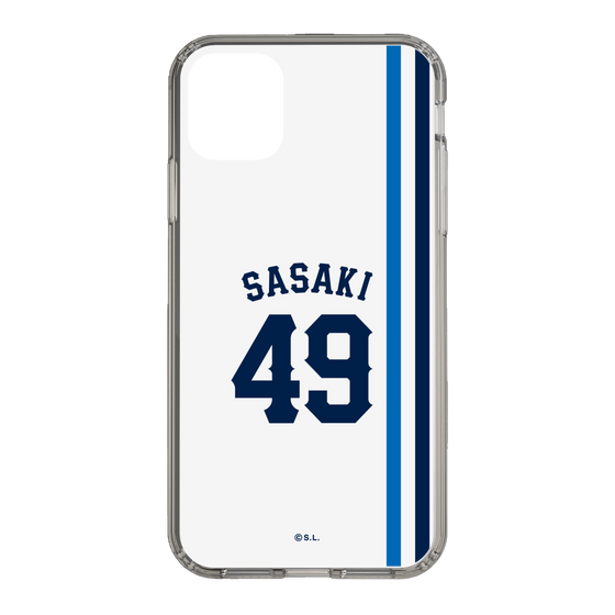スリムプロテクションケース［ 埼玉西武ライオンズ- #49 SASAKI - ホーム ］