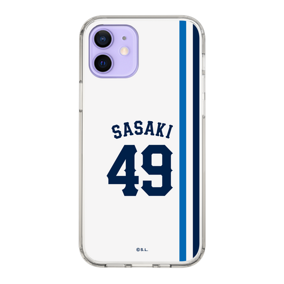 スリムプロテクションケース［ 埼玉西武ライオンズ- #49 SASAKI - ホーム ］