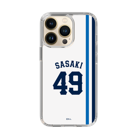 スリムプロテクションケース［ 埼玉西武ライオンズ- #49 SASAKI - ホーム ］